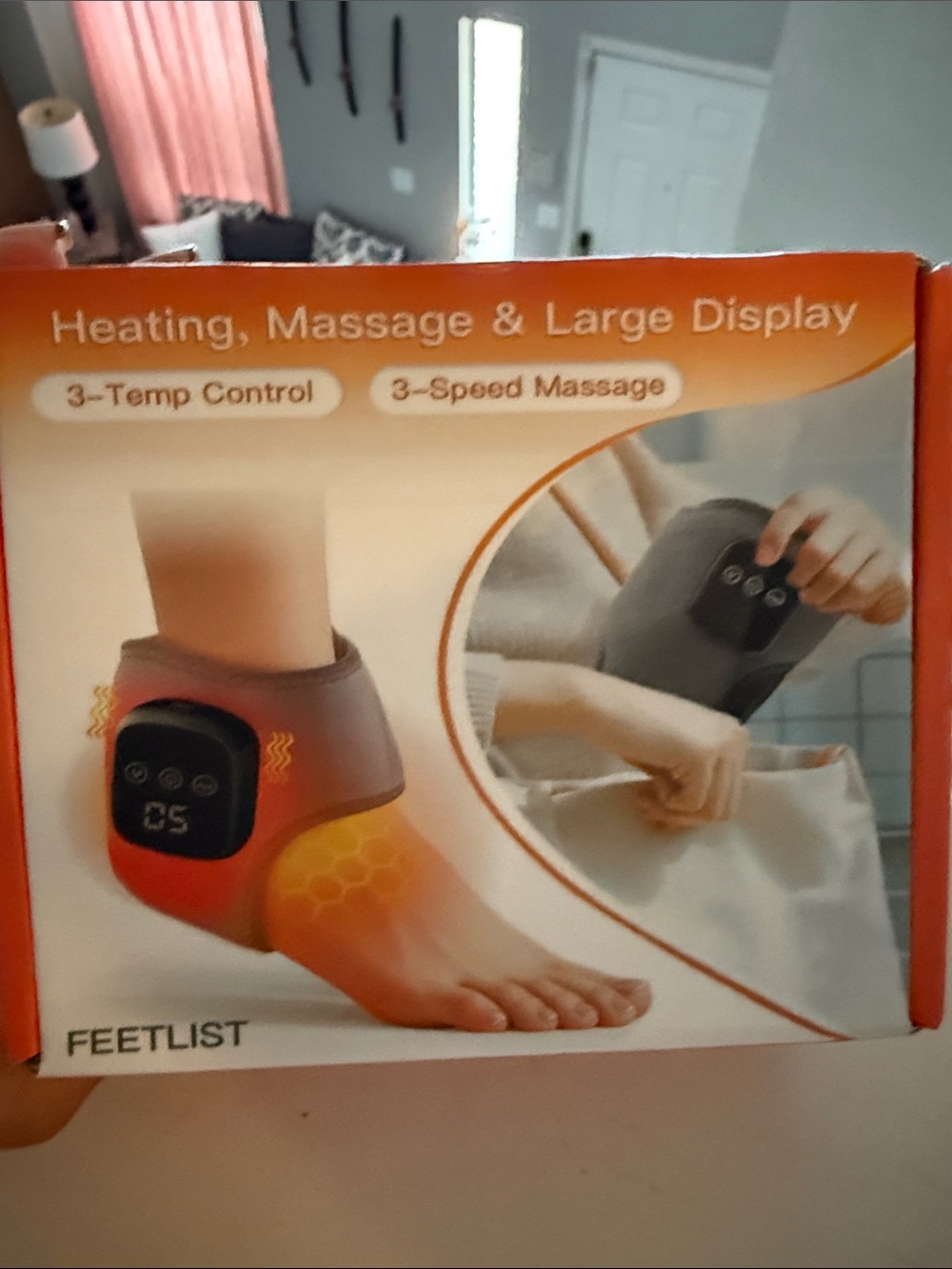 Heating Massage with large display temp/speed control